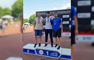 Osmangazili atlet müsabakaya damga vurdu