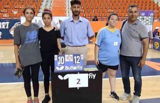 Özel sporcular yetenekleriyle şampiyonaya imza attı