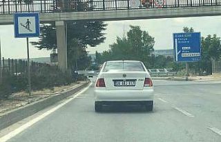 (ÖZEL) Trafikteki ilginç anlar cep telefonu kamerasına...