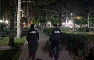 Park ve bahçelerde gece devriyeleri arttırıldı