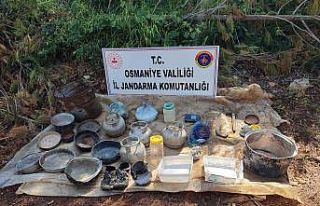 PKK’nın sığınağında mühimmat ve yaşam malzemesi...