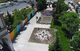 Pursaklar’da Şehit Salim Akgül Parkı yenilenen...