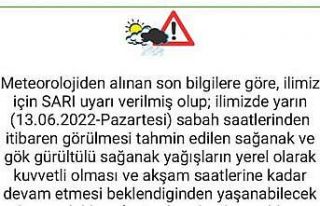 Rize Valiliğinden sel uyarısı