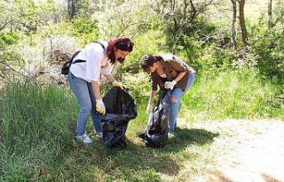 Sağlık çalışanları, Çamlık Milli Parkı’nda...