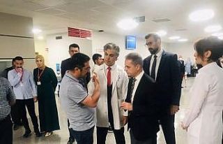 Sağlık Müdürü Tekin hastanede incelemelerde bulundu