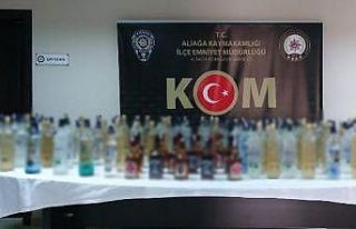 Sahte içkileri eğlence mekanlarına satan şüpheli...