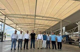 Salihli’de Pazaryerinin üstü kapatıldı