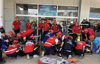 Samsun’da gerçeğini aratmayan tatbikat