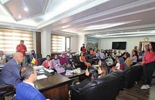 Samsunlu öğrenciler Başkan Pekmezci ile bir araya...