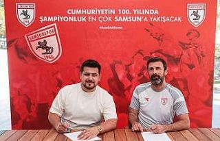 Samsunspor, teknik ekibine yeni transfer