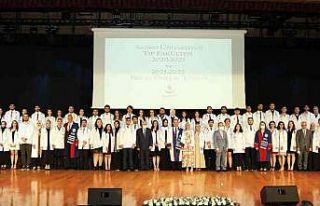 Sanko’da Tıp Fakültesi öğrencileri törenle...