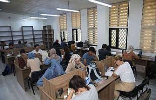 Şanlıurfa’da öğrenciler okuma evlerinde ders...