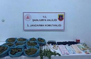 Şanlıurfa’da silah ve uyuşturucu operasyonunda...