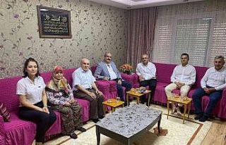 Şehit ailesine Babalar Günü ziyareti