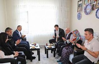 Şehit babaları unutulmadı