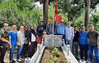 Şehit piyade er kabri başında anıldı