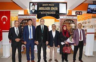Şehit polis Abdulkadir Güngör’ün ismi kütüphanede...