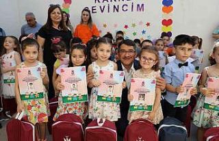 Şehzadeler’in minikleri karne heyecanı yaşadı
