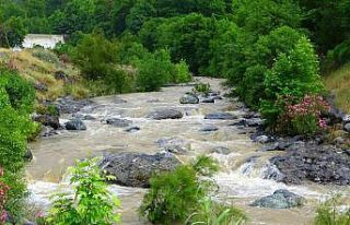 Sele teslim olan Osmaniye’de akarsuların debisi...