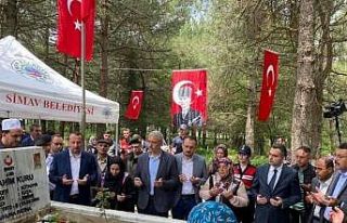 Simavlı şehitler mezarları başında anıldı