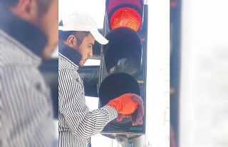 Sinyalizasyonların bakım ve onarımı yapılıyor
