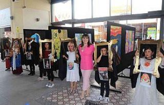 Sökeli çocuklar dünyaca ünlü ressamların ruhunu...