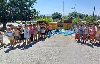 Sökeli öğrenciler çevre kirliliğine dikkat çekti