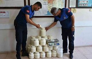 Tarsus’ta sağlığa zararlı 830 kilogram peynir...