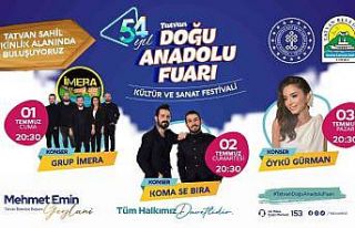 Tatvan Doğu Anadolu Fuarı başlıyor