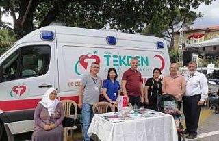 Tekden Hastanesi, Buldan Dokuma Festivaline sağlık...