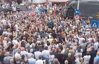 Tekirdağ’a gelen Akşener miting yaptı, esnafı...