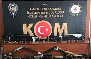 Tekirdağ’da kaçak silah imalatına dev operasyon:...