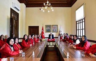 Tekirdağlı öğrenciler Vali Kızılkaya’nın...