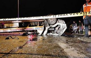 TEM Otoyolunda feci kaza: 1 kişi öldü, 2 kişi...