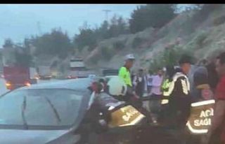 TEM otoyolundaki kazada 3 kişi yaralandı