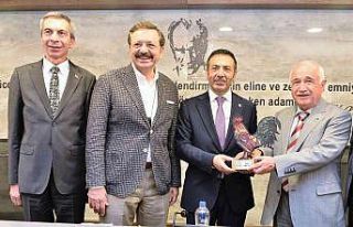 TOBB Başkanı Hisarcıklıoğlu, DTO üyeleri ve...