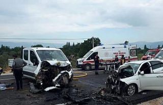 TOGG şantiye girişinde feci kaza