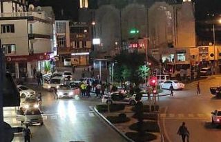 Trafik kazasının ardından kavga çıktı