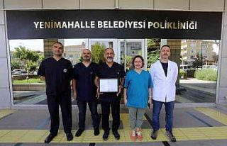 Türkiye’nin ilk ruhsatlı belediye kliniği Yenimahalle’de