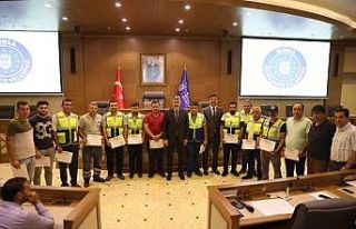 Ulaştıran ekip, sertifikalarına kavuştu