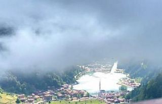 Uzungöl’de bulutların dansı