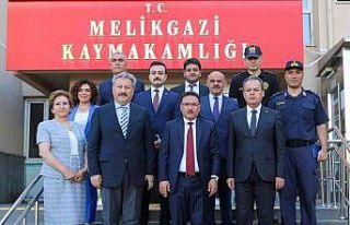Vali Çiçek’ten Melikgazi’ye ziyaret