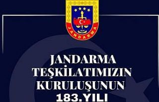 Vali Gürel jandarma teşkilatının kuruluşunu kutladı