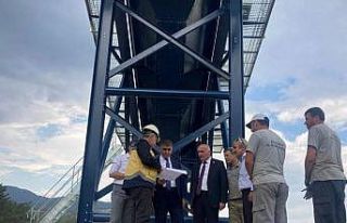 Vali Gürel, Taş Ocağında incelemelerde bulundu