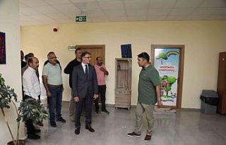 Vali Ozan Balcı Eski Fidanlık Parkı’nda incelemelerde...