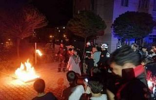 Van’da bina tahliye ve yangın söndürme tatbikatı