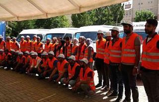 Van’da cami ve Kur’an kursları için temizlik...