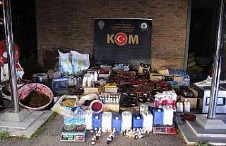 Yalova’da 1 ton 80 kilo kaçak nargile tütünü...