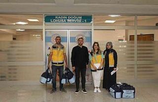 Yeni doğan bebeklerin ilk hediyesi Van Büyükşehir...