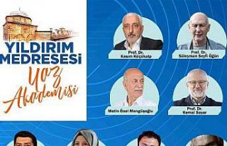 Yıldırım’da yaz akademisi başlıyor